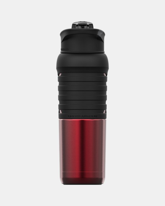 UA Dominate 24 oz. Water Bottle, Red, pdpMainDesktop image number 2